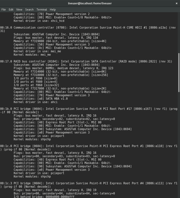 lspci -vnn: 2nd image from the output (nothing to add)