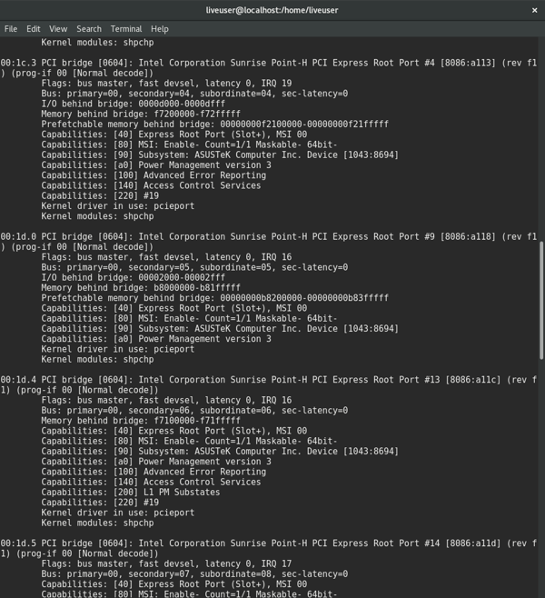 lspci -vnn: 3rd image from the output (nothing to add)