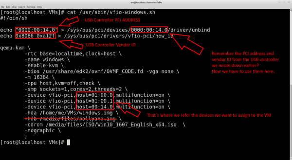 shell script example from my pc