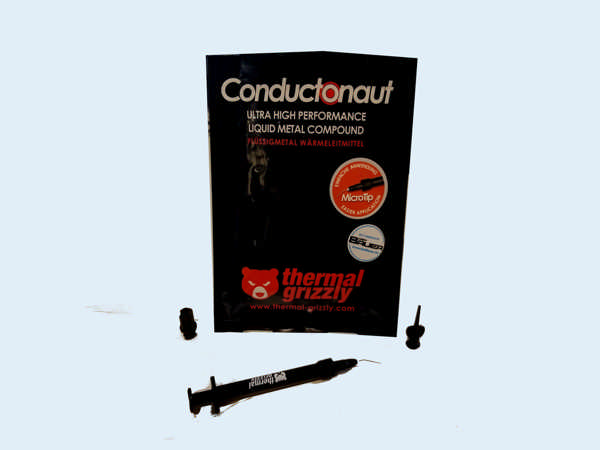 Thermal Grizzly Conductonaut (around $40 canadian bucks at Amazon)