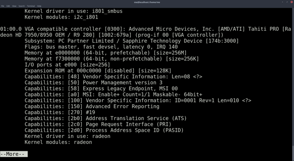 the Radeon 7950 will be the Primary GPU for Fedora