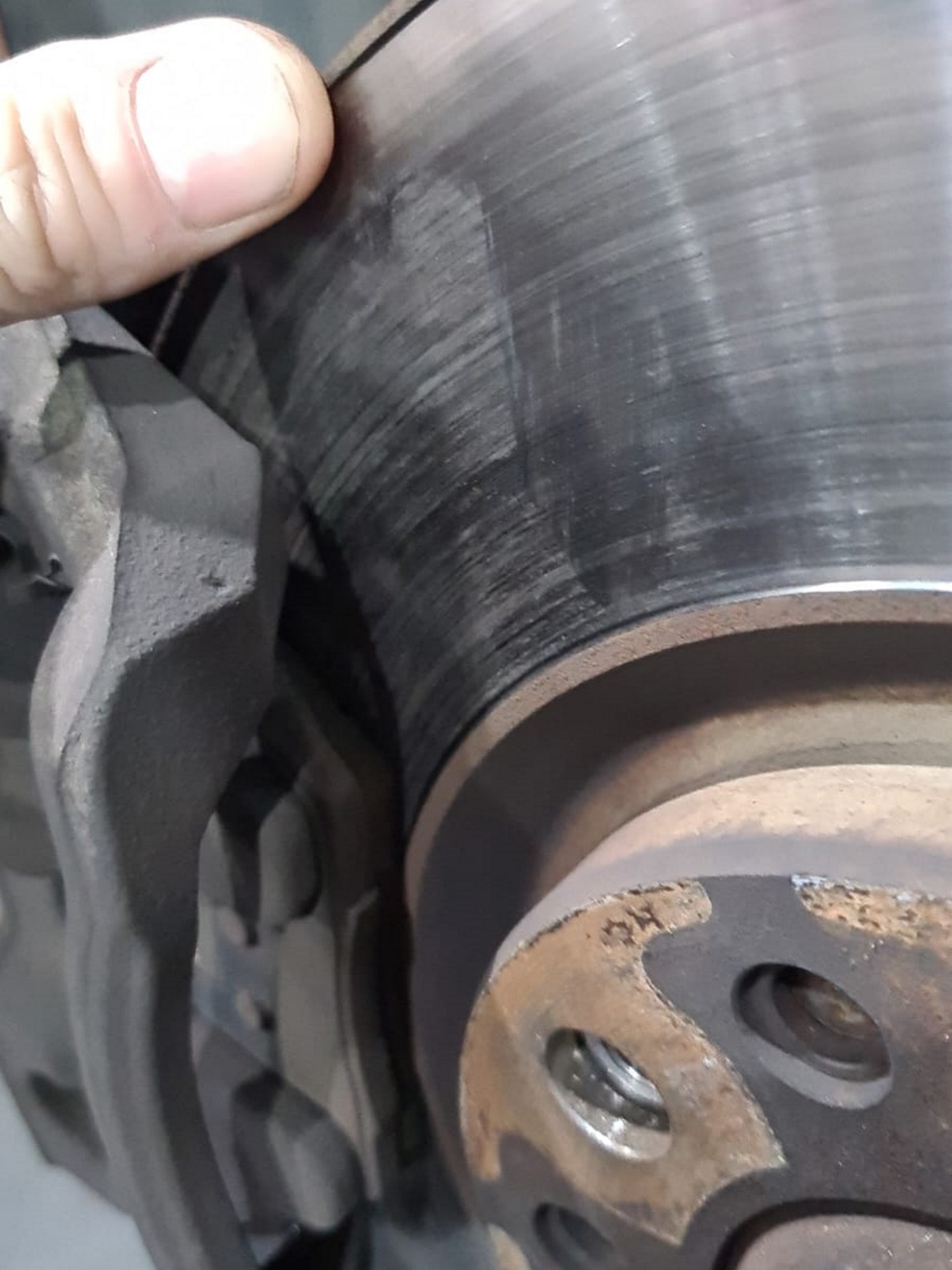 Disco de Freio Gasto