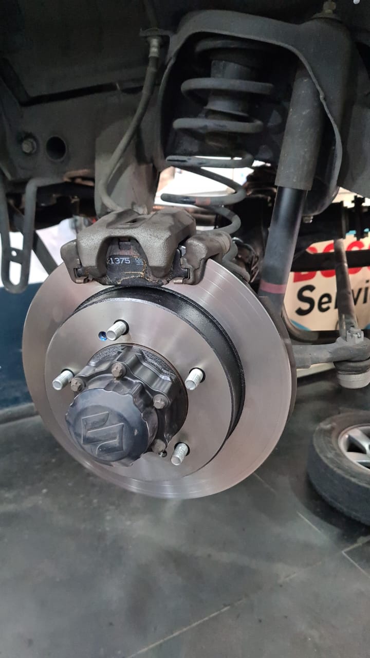 Disco de Freio Montado com a Pastilha