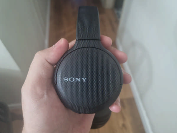 Do not let the picture fool you: the headphones are not over the ear, they are actually kind of small.