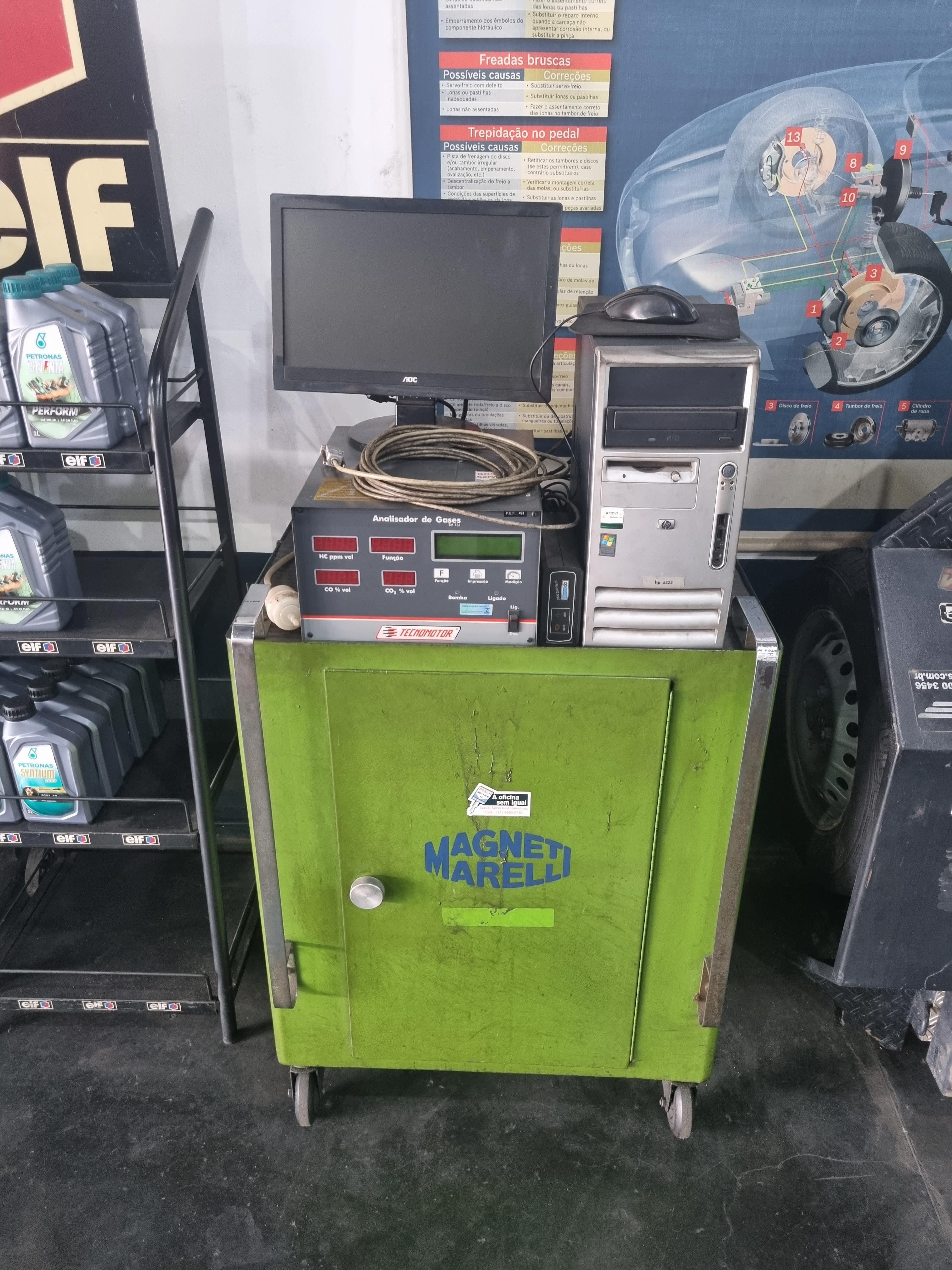 Aparelho para diagnóstico de Sistemas Elétricos e do Motor